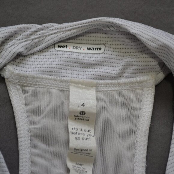 LULULEMON | Run: Race Tech Singlet Tank Top | Sz.4 - Picture 4 of 7